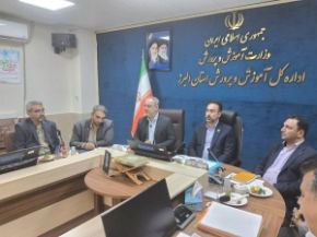 تصویر بازدید از ۱۰۰  مدرسه و  ۶۱ حوزه آزمون نهایی و اداری در استان البرز