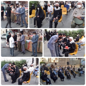 تصویر مراسم آبروی محله در شهرک بعثت هشتگرد