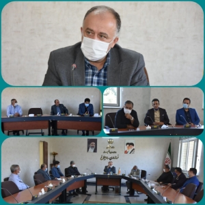 تصویر نشست فرماندار شهرستان ساوجبلاغ با اعضای شورای اسلامی بخش چندار