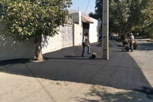 تصویر معابر منطقه ۱۰ بهسازی شد