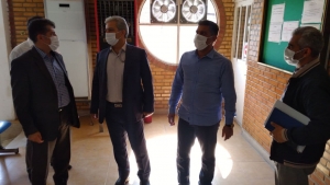 تصویر اولین دیدار مهندس حق محمد لو شهردار کوهسار از واحدهای اداری شهرداری