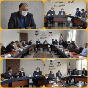 تصویر نشست هماهنگی احداث گذرگاه غیرهمسطح برای لاین شمال وجنوبی اتوبان درمحدوده شهر گلسار