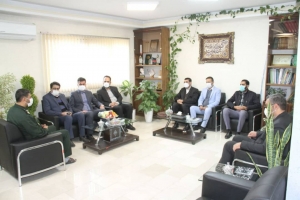 تصویر دیدار مدیریت شهری هشتگرد با فرماندهی سپاه ناحیه ساوجبلاغ