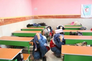 تصویر برنامه آموزشی آمادگی در برابر زلزله برای ۴۰ مدرسه البرز اجرا شد