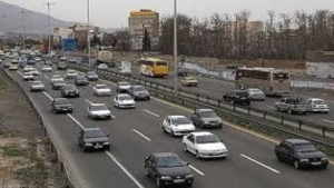 تصویر بار ترافیکی جاده ماهدشت کم می‌شود