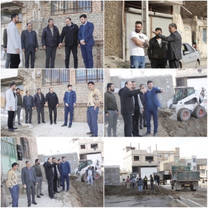 تصویر بازدید مدیریت شهری چهارباغ از سطح شهر ملک آباد