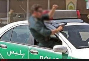 تصویر هوشیاری گشت پلیس، سارقان خودرو را گرفتار کرد