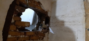 تصویر ریزش آوار در کرج یک مصدوم داشت