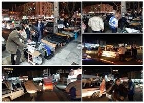 تصویر ادامه طرح جمع آوری دستفروشان در منطقه ۵