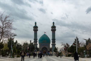 تصویر مراسم غبارروبی گلزار شهدای امامزاده محمد (ع) برگزار می‌شود