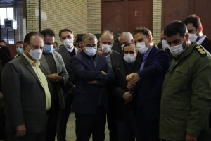 تصویر افتتاح 63 پروژه در ساوجبلاغ همزمان با دهه مبارک فجر با حضور استاندار البرز