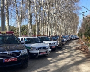 تصویر حافظان زمین در کلانشهر کرج تمام قد در مقابل  زمین خواران  ایستاده اند
