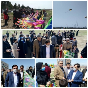 تصویر اولین جشنواره بادبادک ها با استقبال کم نظیر شهروندان در شهر چهارباغ برگزار شد