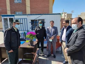 تصویر بازدید معاون شهردار،ریاست و اعضای شورای اسلامی از ایستگاه های نوروزی کمالشهر