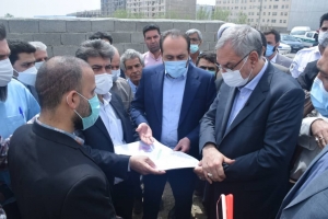 تصویر بازدید وزیر بهداشت از پروژه انتقال آب فردیس البرز