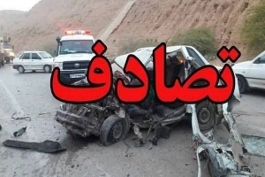 تصویر واژگونی پراید با یک کشته و 3 مجروح
