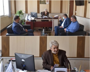 تصویر دیدار شهردار و رئیس شورای اسلامی شهر با مدیر کل اتباع و مهاجرین خارجی استانداری البرز
