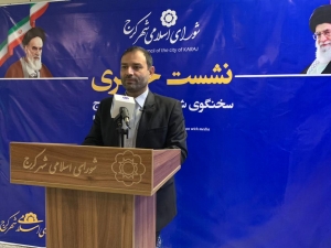تصویر عذرخواهی سخنگوی شورای شهر کرج از بازدیدکنندگان جشنواره لاله ها