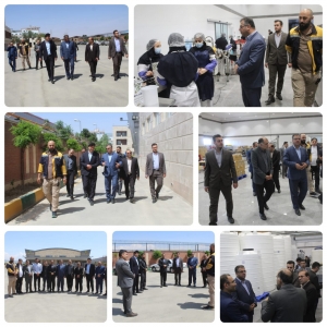 تصویر دیدار معاون سیاسی،امنیتی و اجتماعی فرمانداری کرج با کارگران شهرک صنعتی ماهدشت