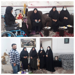 تصویر دیدار با معلم فداکار شهرستان و خانواده مرحوم بیات بمناسبت گرامیداشت هفته معلم