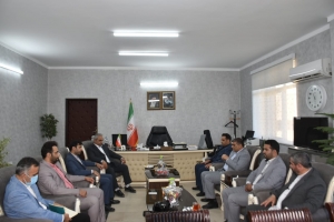 تصویر دیدار مجموعه مدیریت شهری گلسار با فرماندار شهرستان ساوجبلاغ