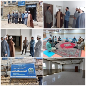 تصویر بازدید سرپرست فرمانداری نظرآباد از عملیات احداث کانون فرهنگی و هنری شهید آوینی