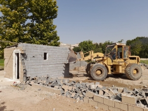 تصویر ۵۰ هکتار از اراضی کشاورزی ماهدشت کرج آزادسازی شد