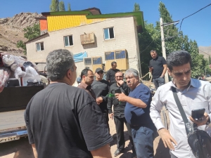 تصویر بازسازی مناطق سیل زده  البرز با همت جهادی پیش می رود