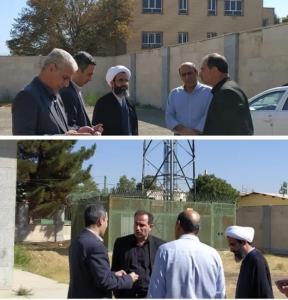 تصویر بازدید از محل استقرار اداره مخابرات شهرستان چهارباغ