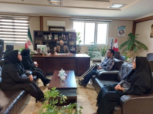 تصویر دیدار و میزبانی فرماندار نظرآباد با جمعی از مسئولین مراکز مثبت زندگی
