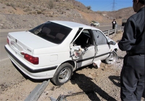 تصویر حادثه رانندگی در جاده اشتهارد پنج کشته بر جای گذاشت