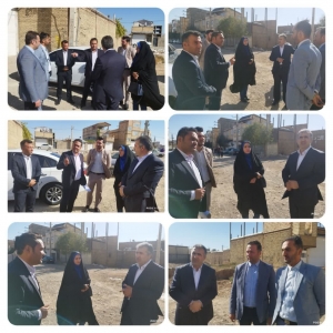 تصویر بازدید مدیریت شهری چهارباغ از مهدی آباد