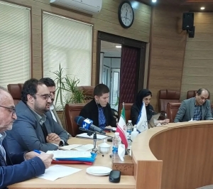 تصویر برگزاری نشست ویدئو کنفرانس خواهر خواندگی البرز و تیانجین چین