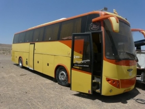 تصویر انتقال لوازم آرایشی قاچاق با اتوبوس مسافربری