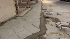 تصویر بهسازی خیابان «دانش» انجام شد