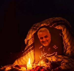 تصویر پیام فرماندار نظرآباد بمناسبت سالروز شهادت سردار دلها