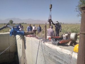 تصویر پروژه آب‌رسانی روستای بالانساء جاده چالوس آماده بهره‌برداری