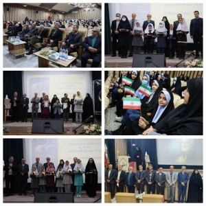 تصویر دو دانش آموز نظرآبادی برگزیدگان طرح عهد کودکان دبستانی با سردار دلها حاج قاسم سلیمانی هستند