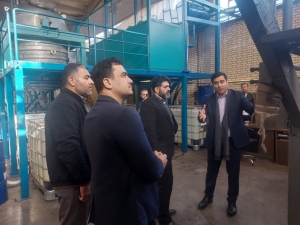 تصویر بازدید رئیس اداره صنعت معدن و تجارت شهرستان نظرآباد از شرکت دانش بنیان حکمت