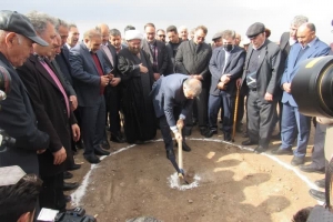تصویر ساخت کارخانه خوراک دام اتحادیه دامداران البرز آغاز شد