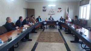 تصویر جلسه هماهنگی پشتیبانی و کمک به زلزله زدگان کشور سوریه