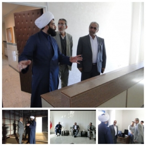 تصویر بازدید و سرکشی فرماندار از اداره تبلیغات اسلامی شهرستان ساوجبلاغ