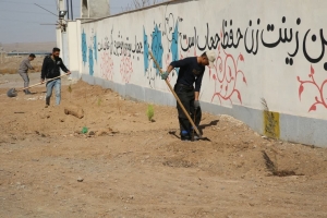 تصویر آغاز کاشت ۷۰۰ اصله نهال به مناسبت هفته منابع طبیعی در اشتهارد