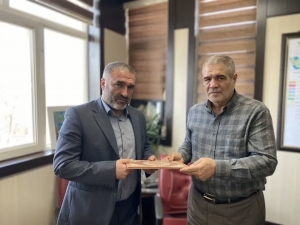 تصویر معاون مدیرکل حراست استانداری معارفه شد