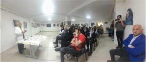 تصویر برگزاری مراسم اختتامیه نمایشگاه تجسمی "جهان هنر" در اداره کل فرهنگ و ارشاد اسلامی استان البرز