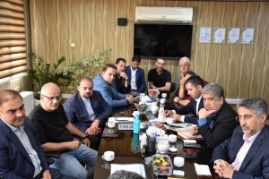 تصویر دیدار کسبه محور کرج چالوس با مدیر عامل شرکت گاز البرز