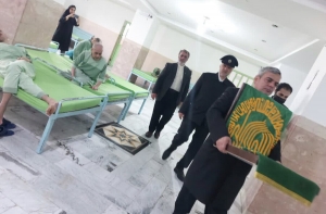 تصویر حضور کاروان زیر سایه خورشید در مراکز توانبخشی بهزیستی ساوجبلاغ