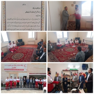تصویر دیدار شهردار و اعضای شورای اسلامی شهرطالقان با پرسنل و نجاتگران جمعیت هلال احمر