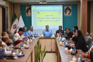 تصویر تور رسانه ای استانداری البرز روند پاکسازی و امداد در محور سیل زده کرج_چالوس از نزدیک بررسی کرد