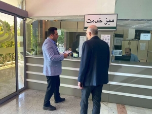 تصویر بازدید نماینده سازمان مدیریت و برنامه ریزی استان از دانشگاه علوم پزشکی البرز